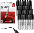 Marqueurs permanents Sharpie – Pointe fine | Noir | Boîte de 36