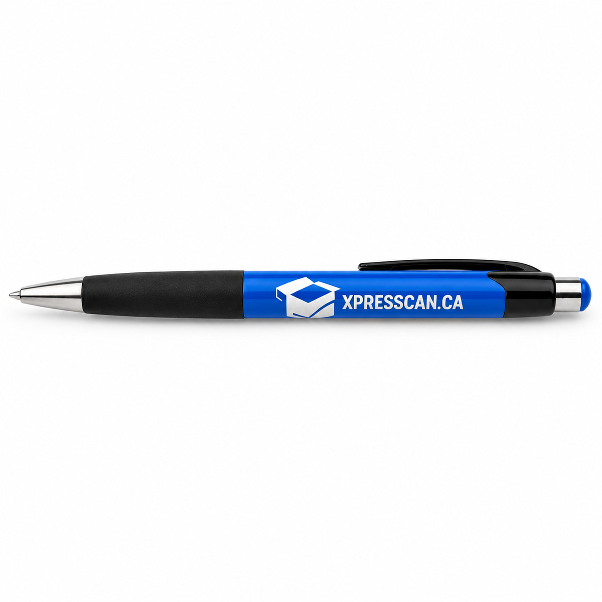 12 Stylo rétractable Xpresscan – Bleu
