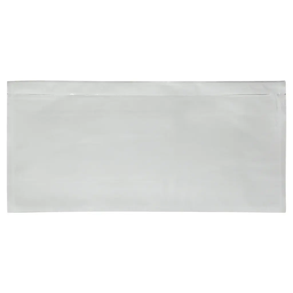[PF883] KLETON Pochette vierge pour bordereau d'expédition, 10" lo x 5-1/2" la, Style Insertion par l'arrière boite de 1000
