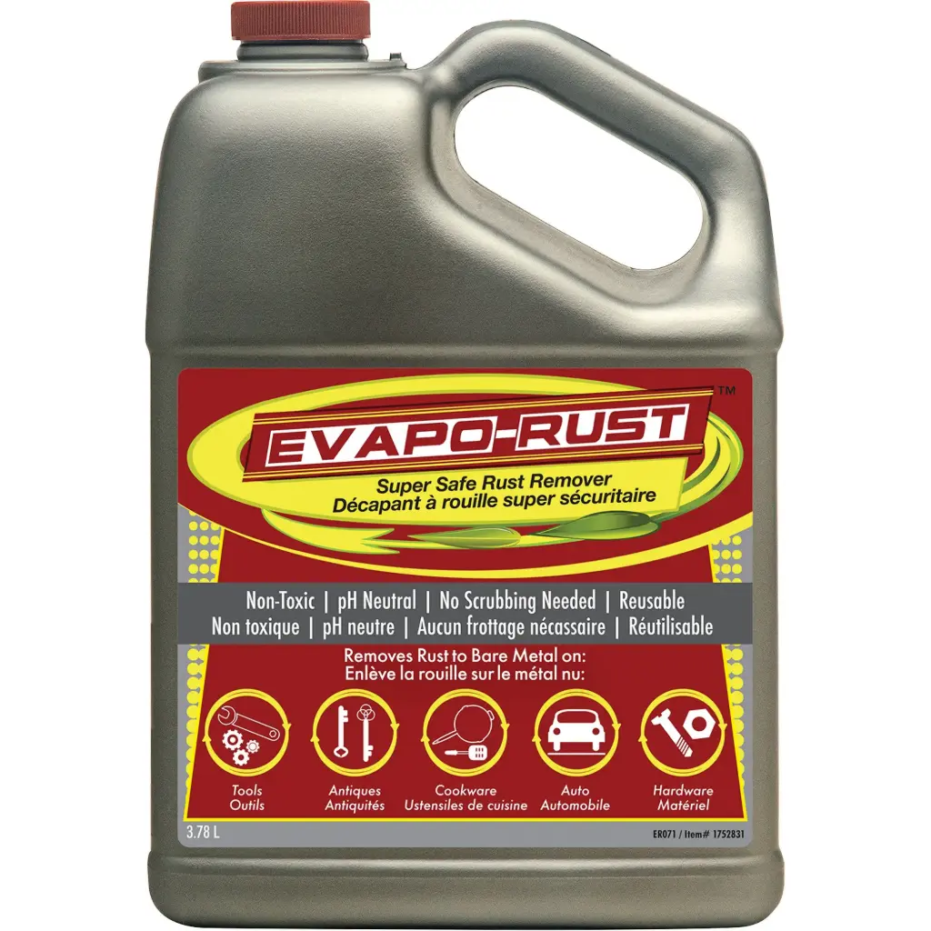 [AH142] Agent antirouille super sécuritaire Evapo-RustMD, Cruche 3,78L