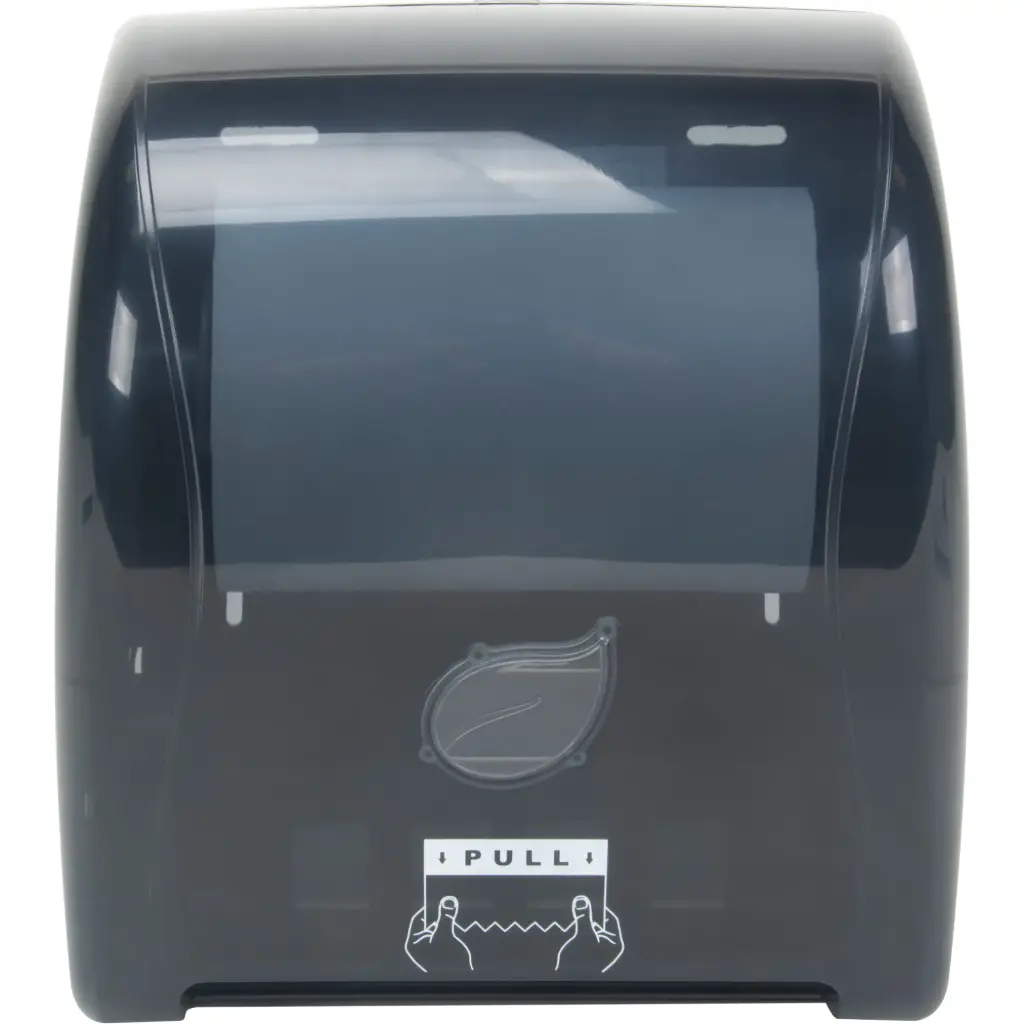 [JO340] DISTRIBUTEUR POUR ROULEAU D’ESSUIE-MAINS, SANS CONTACT, 12,4” LA X 9,65” P X 14,57” H