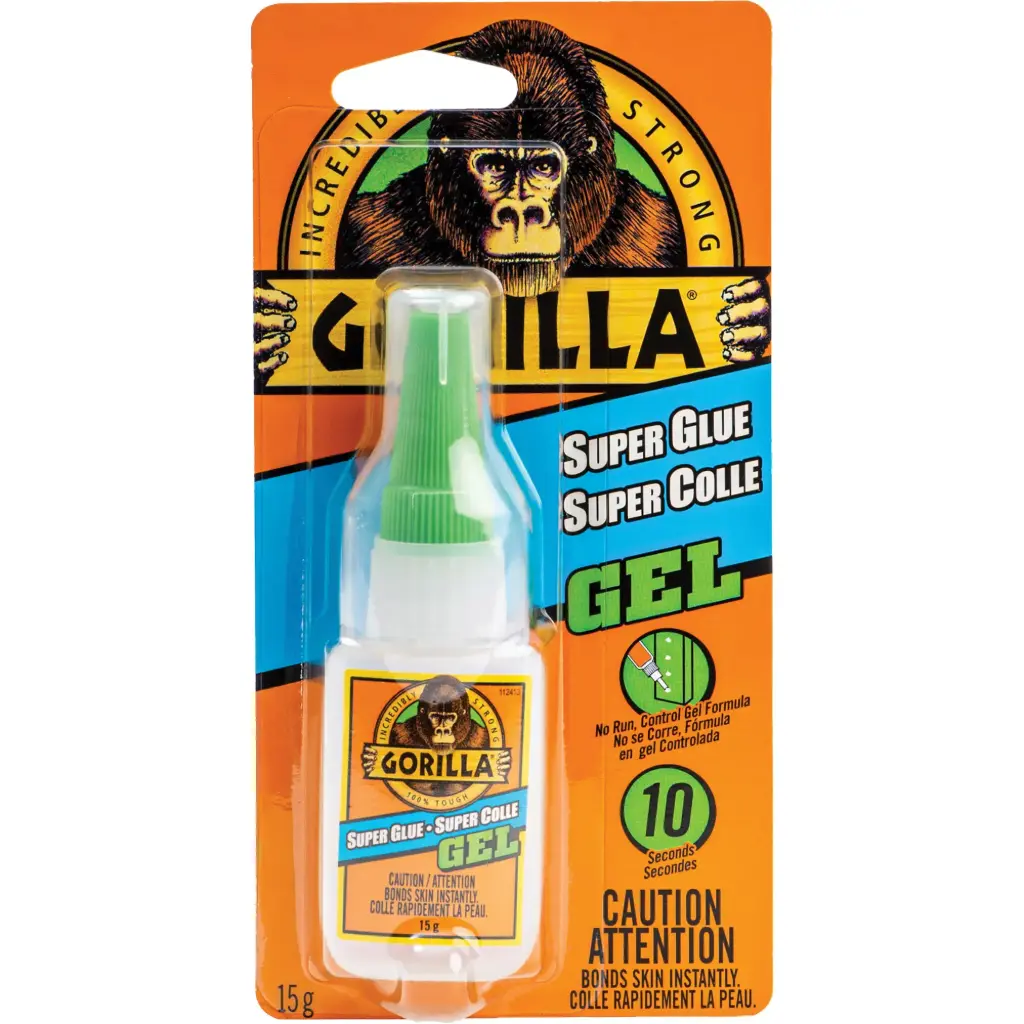 SUPER GLUE GEL, 15 G, BOTTLE, CLEAR