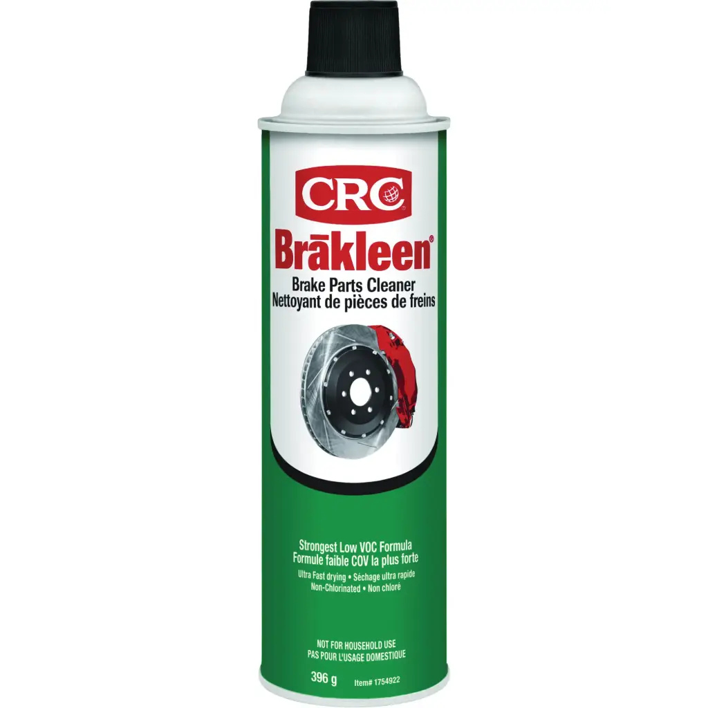 [AH371] CRC NETTOYANT DE PIÈCES DE FREINS SANS CHLORE BRAKLEENMD À FAIBLES ÉMISSIONS COV, CANETTE AÉROSOL