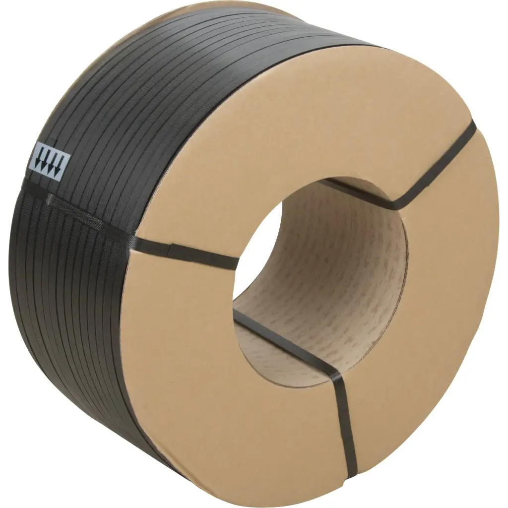 POLYPROPYLENE STRAPPING, 1/2” X 7200’, BLACK, MANUAL GAUGE