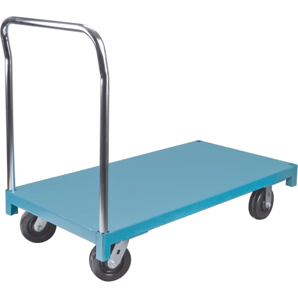 PLATFORM CART, 36” L X 24” W, 1300 LB CAPACITY, NYLON WHEELS