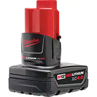 BLOC-PILES M12MC REDLITHIUMMC 4.0, LITHIUM-ION, 12 V, 4 A – MILWAUKEE