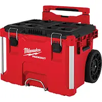 BOÎTE À OUTILS SUR ROUES PACKOUT, 18" X 22" X 19-1/2", NOIR/ROUGE – MILWAUKEE