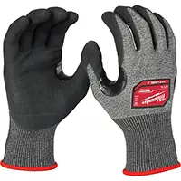 GANTS DE HAUTE DEXTÉRITÉ, TAILLE GRAND, CALIBRE 18, REVÊTEMENT NITRILE, POLYÉTHYLÈNE, ANSI/ISEA 105 NIVEAU 5 – SH0747