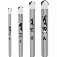 JEU DE FORETS POUR LA PIERRE NATURELLE, 4 MORCEAUX, CARBURE — MILWAUKEE UAU202