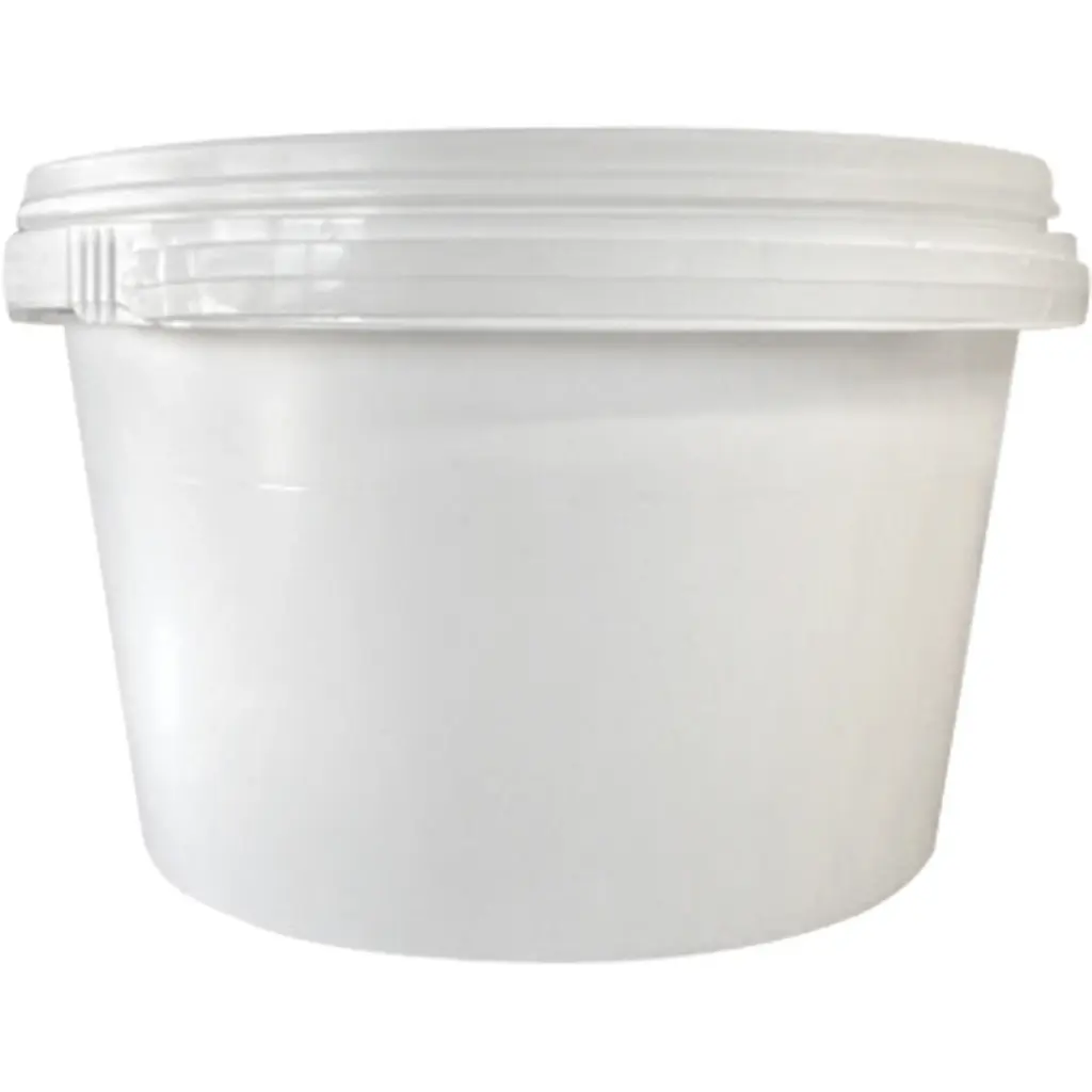 PLASTIC BUCKET WITH LID - 1.03 GAL