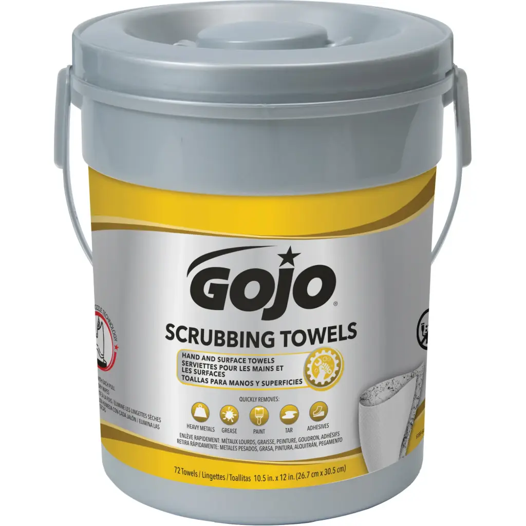 SCRUB WIPES, 72 WIPES, 12” X 10-1/2”