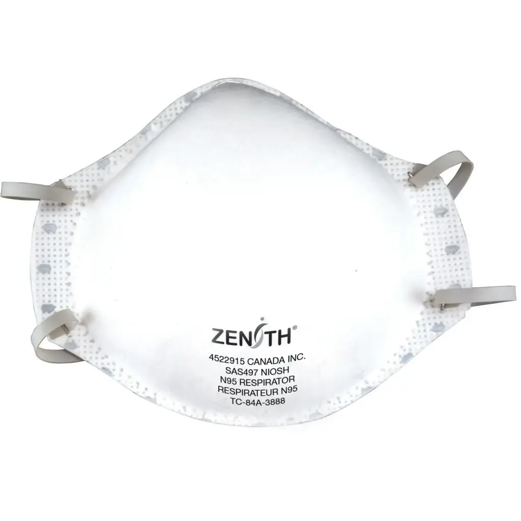 N95 PARTICULATE RESPIRATORS, NIOSH CERTIFIED, MEDIUM/LARGE, BOX OF 20