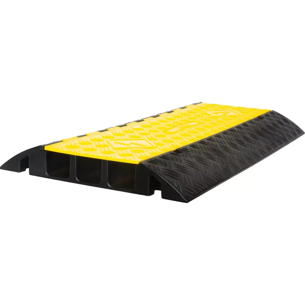 POLYURETHANE CABLE PROTECTOR, 3 CHANNELS, 35.43” L X 19.69” W X 3” H