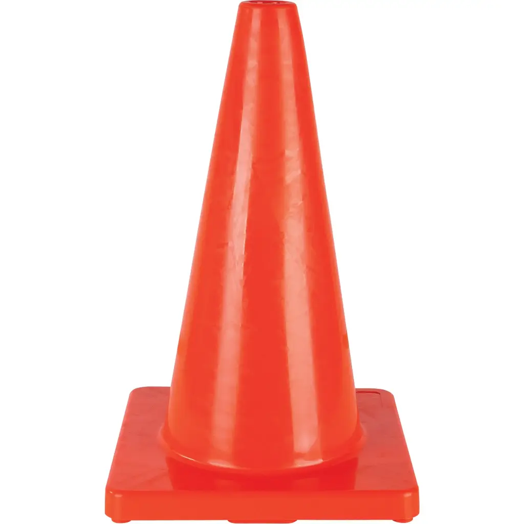 ORANGE TRAFFIC SAFETY CONE 18”