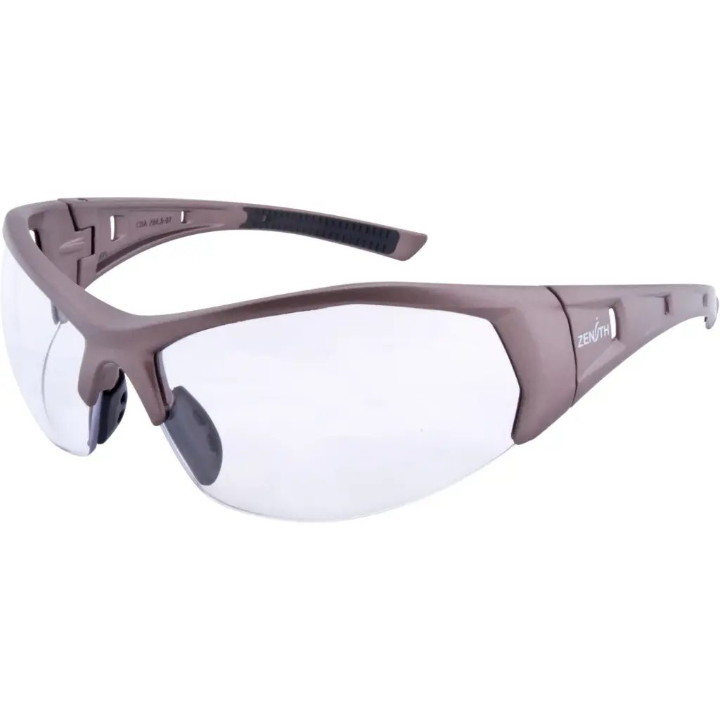 Z900 SERIES SAFETY GLASSES, CLEAR LENS, SCRATCH-RESISTANT, MEETS OR EXCEEDS CSA Z94.3 STANDARD