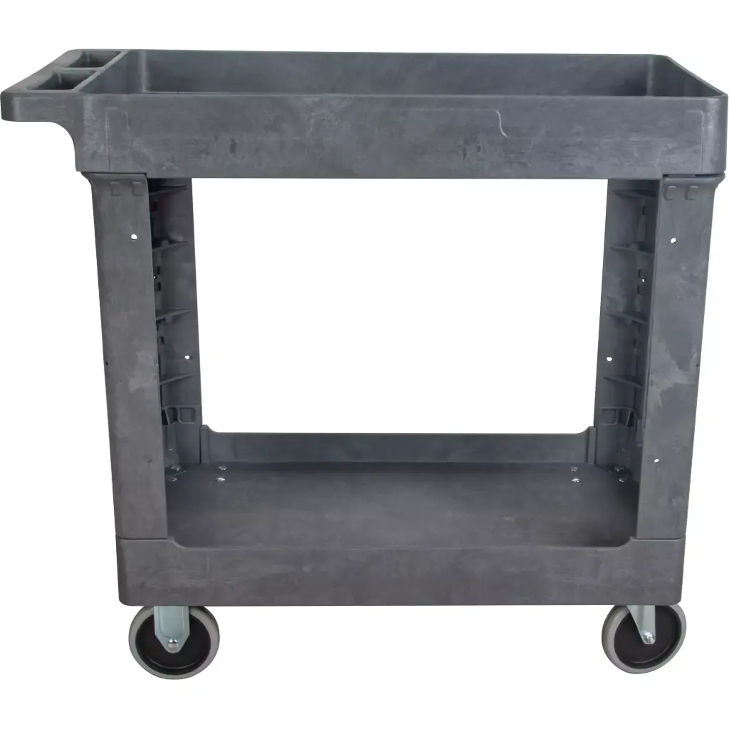 UTILITY MAINTENANCE CART, 2 TIERS, 16-1/2” X 32-1/2” X 34-1/2”, 550 LB CAPACITY