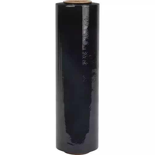 STRETCH FILM, GAUGE 0.8 (20.3 MICRONS), 15” X 1500’, OPAQUE BLACK