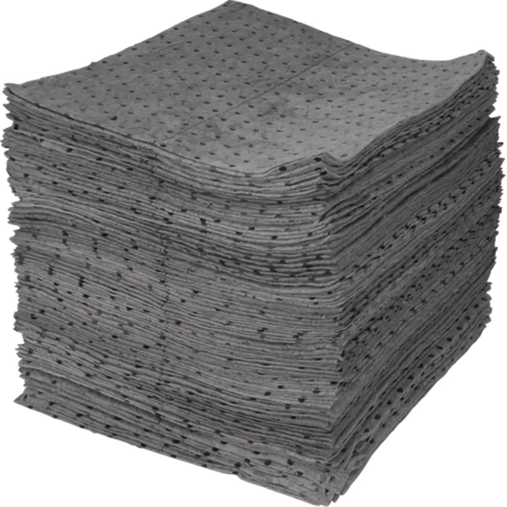 BONDED ABSORBENT SHEETS, UNIVERSAL, 15” X 18”, 25 GAL. ABSORPTION, CS100
