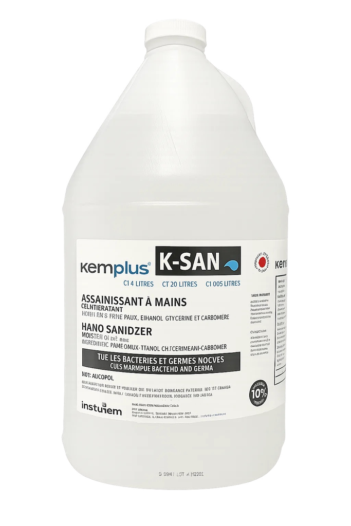 [K-SAN] DÉSINFECTANT EN GEL K‑SAN POUR LES MAINS – FORMAT 4 L