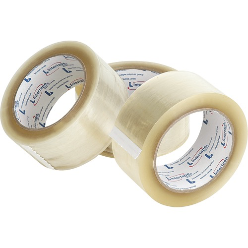 IPG PACKAGING TAPE, HOT MELT ADHESIVE, 1.8 MIL, 72 MM (3”) X 100 M (328’) PK OF 6
