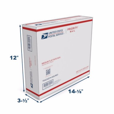[O_FRB2] USPS BOÎTE PRIORITAIRE À TARIF FORFAITAIRE – FORMAT MOYEN À OUVERTURE LATÉRALE CS-25